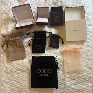 Various Jewelry Boxes/Pouches